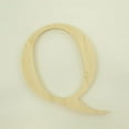 thumbnail image 2 of Package of 1, 16 Inch X 1/2" Thickness Baltic Birch Wood Letter Q in The Times New Roman Font, Thick, Upper Case for Art & Craft Project, Made in USA, 2 of 4