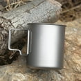 thumbnail image 7 of Camping Mug Titanium Cup Tourist Tableware Picnic Utensils Outdoor Kitchen Equipment Travel Cooking Set Cookware,750ML, 7 of 7