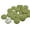 Vert Olive, variante sur IBA Indianbeautifulart Boutons en Peau d'Animal Léopard & Tigre Violet 2 Trous Tissu en Toile Boutons & Tissus Embellissements pour Scrapbooking Lot de 50