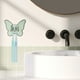 thumbnail image 3 of Soporte para cepillos de dientes montado en la pared, soporte para cepillos de dientes de pared para baños, lindo soporte para cepillos de dientes colgante, verde, 4,33 x 3,35, 3 of 7