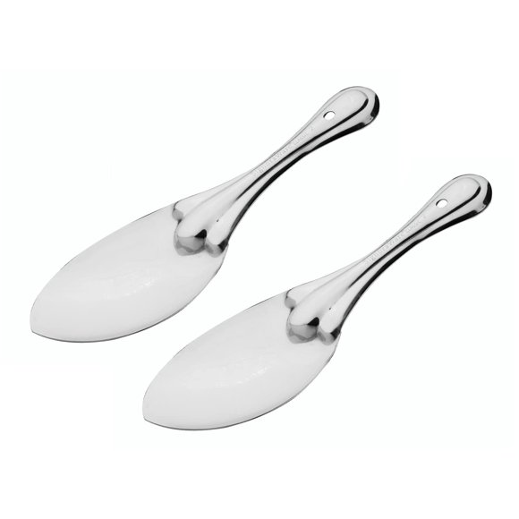 Utensilios de cocina Signoraware, acero inoxidable (apto para uso alimentario), calibre grueso (1,2 mm), cuchara para servir arroz Elite n.° 4, para servir/cocinar todo tipo de arroz/kheer/pudín/subzi
