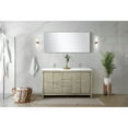 thumbnail image 7 of Rustic Acacia Double Bath Vanity 60 in. W x 20 in. D, Cultured Marble Top and Brushed Nickel Faucet Set, 7 of 7