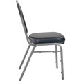 thumbnail image 3 of NPS 9200 Series 35" Metal and Vinyl Stack Chair in Midnight Blue/Silvervein, 3 of 5