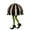 Black, variant on Halloween Witch Legs Hanging Decorations Novelty Witch Leg Picks Halloween Decorations Classic Plush Witch Legs with Shoes for Halloween Car, Front Door, Wreath, Wall, Party Decorations