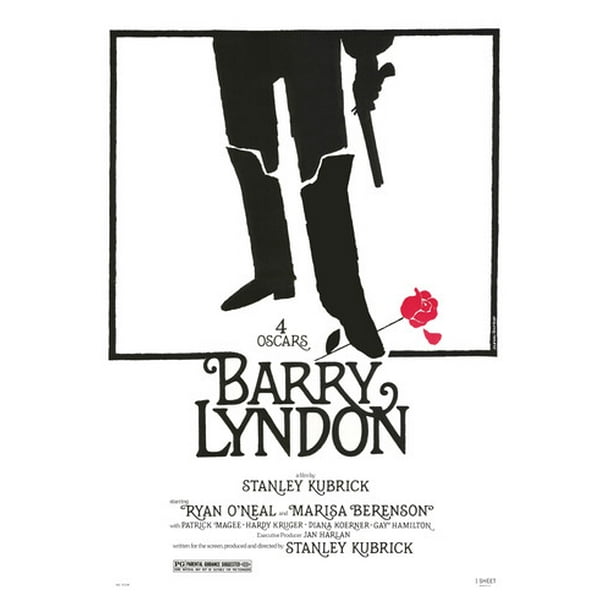 Ryan O Neal And Stanley Kubrick In Barry Lyndon 24x36 Poster Walmart Com Walmart Com