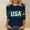 Green, variant on Graphic Tees for Women USA 250th Anniversary Crewneck Tee for Women Wear with Seasonal Versatility and Casual Comfort Gray XXL