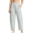 thumbnail image 2 of qelini Wide Leg Sweatpants Women Plus Size Pocket Elastic Waist Long Pants Solid Color Drawstring Pocket Lounge Pants Casual Joggers, 2 of 8
