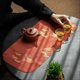 thumbnail image 2 of Tea Set Mat Decorative Washable Exquisite Embroidery Tea Ceremony Mat for Tabletop Red, 2 of 3