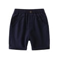 thumbnail image 1 of Boys Cropped Pants for Kids, Summer Mid Length Shorts with Elastic Waist and Pockets, 1 of 8