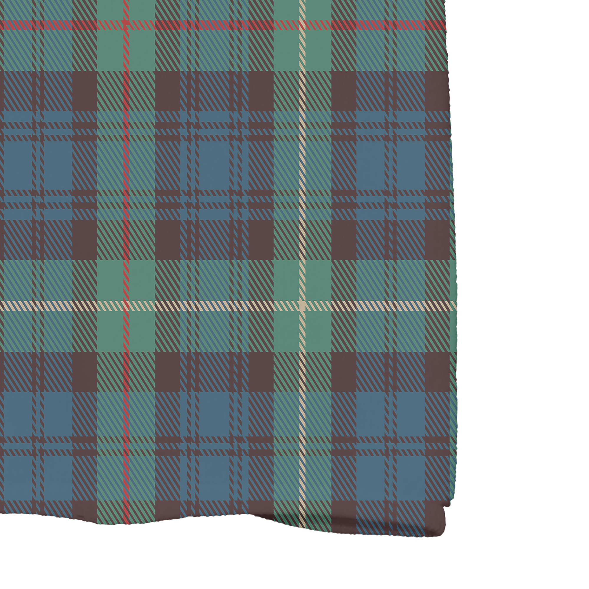 Tartan Plaid 16 x 25 Inch Navy Blue Holiday Print Kitchen Towel