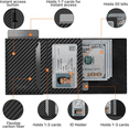 thumbnail image 6 of Anti-Theft Carbon Fiber Trifold Magnetic Card Holder Wallet Business Card Holder Credit Card Holder Id Card Holder For Men Mini Wallet Card Wallet Rfid Wallet, 6 of 9