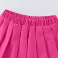 thumbnail image 4 of Ynynloco Girls Casual Mini High Waist Stretchy Flared Pleated Skater School Uniform Skirts, 4 of 7
