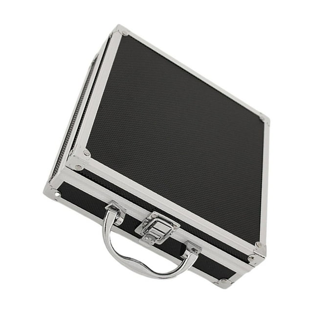 relayinert Mic Gear Storage Box Hard Case Case Carrying Instrument Box Hard Shell M Black Black M