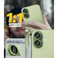 thumbnail image 4 of KisonovaGuard Compatible with iPhone 17 Camera Lens Protector, Individual Anti Scratch Metal Ring Tempered Glass Camera Screen Protector - Green, 4 of 6