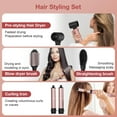 thumbnail image 3 of Air Styler, Professional Hair Dryer Brush with 110,000 RPM High-Speed Negative Ionic Blow Dryer, Auto Wrap Curlers, Multi Hair Styler for Fast Drying Styling Curling Straightening Volumizing, 3 of 9