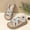 Gray, variant on Eltusu Girls Sandals with Strap, Soft Sole No Slip Open Toe Summer Flat Sandals Gray Size 2(Big Kids)