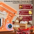 thumbnail image 2 of Batidora de Pedestal Planetaria Honinst 10 Velocidades Uso Doméstico Tazón de 4QT, 2 of 8