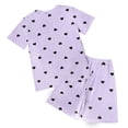 thumbnail image 6 of UAYOTSE 1T 2T 3T 4T 5T Toddler Girl Summer Clothes Set Short Sleeve T-shirt Tops Floral Bottom Pants Little Kids Outfits 2Pcs,Sizes 9-10 Years, 6 of 6