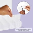 thumbnail image 3 of 3 Pack Bead Storage Organizer Box with 36 Grids and Removable Dividers - Plastic Container Tray for Craft, Jewelry and Earrings, 3 of 8