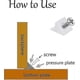 thumbnail image 4 of Drawer Supports, 100 Pieces Repair Shims With Plastic Screws For Fixing Sagging Furniture Chest Drawer Bottom, 4 of 5