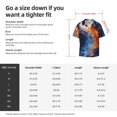 thumbnail image 3 of Picia Galactic Dog Swirls Art Men's Linen Shirts Short Sleeve Cuban Beach Shirts Casual Shirts Button Down Shirt for Men Beach Summer Wedding Shirt-XX-Large, 3 of 7
