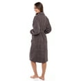 thumbnail image 4 of Women Shawl Collar Ladies Bathrobe Terry Cotton Kimono Collar Luxury Spa Robes, 4 of 6