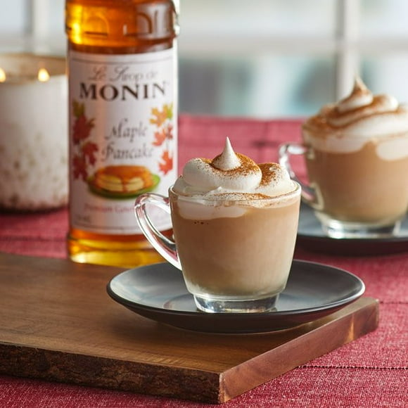 Monin 750 mL Premium Maple Pancake Flavoring Syrup