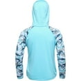 thumbnail image 2 of Boys UPF 50+ Swim Hooded Shirt with Pocket/Non-Pocket, Youth Kids SPF UV Sun Protection Rash Guard Long Sleeve Fishing Shirts, 2 of 5