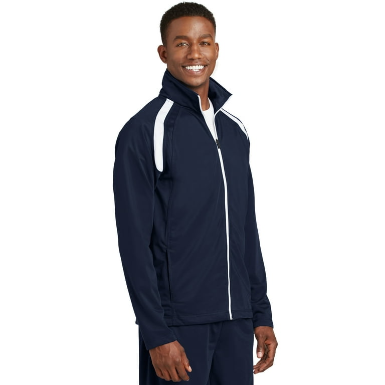 Sport-Tek Men's Comfortable Tricot Track Athletic Jacket Sport-Tek Men's Comfortable Tricot Track Athletic Jacket
