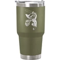 thumbnail image 1 of Age of Sage TLOZ Stainless Steel Tumbler w/Lid - 30 oz Double Wall Vacuum Insulated Travel Mug for Wine, Cocktails, Tea or Coffee - BPA-Free and Durable Tumbler for Hot & Cold Drinks (Green, Link), 1 of 1