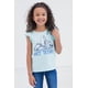 thumbnail image 3 of Camiseta Disney Lilo & Stitch Big Girls gris/azul de 10 a 12 años, 3 of 7