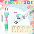 thumbnail image 3 of WUXIAB Adorable Themed Writing Pen,Festive Stationery Supply,Cute Ink Ballpoint,Daily Writing Accessory,4-in-1 Multicolor Kawaii Easter Ballpoint Pens 25 Pack,Cute Chicken Egg Gnome Shaped Stationery, 3 of 7