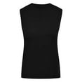thumbnail image 7 of Njoeus Women Tank Tops Casual Sleeveless Slim Fitted Basic Camisole Tops Round Neck Camis Vests Blouses Womens Undershirts S-XXL, 7 of 7