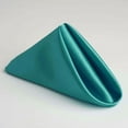 thumbnail image 6 of Efavormart 20"x20" Turquoise Wholesale SATIN Linen Napkins For Wedding Birthday Restaurant Party Tableware Decoration - 25 PCS, 6 of 7