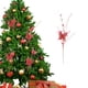 thumbnail image 1 of Ramas navideñas doradas con purpurina de 81 cm | Decoración navideña flexible y larga con detalles de bayas | Recortes de plástico reutilizables para decoraciones de fiestas, jarrones, ramos y, 1 of 6