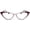 Purple, variant on 2SeeLife Small Cat Eye Reading Glasses for Women – Narrow-Medium Fit, Sturdy Frame, Spring Hinges, Premium Funky Readers, Red, +1.00