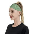 thumbnail image 5 of Cartoon Cute Bird Green Sports Headband for Women Men, Running Headband Sweat Bands for Cycling, Yoga, Spa, Athleti, Workout - Moisture Wicking Hairband, 5 of 5