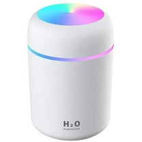 Wiipahome Humidifier for Bedroom, Quiet Ultrasonic Humidifiers, LED Night Light, Touch Control, Auto Shut-off, White