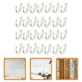 thumbnail image 6 of FOLOYORI 100Pcs Silver Zinc Alloy Wall Hooks for Coats Arc Shape Decorative, 6 of 8