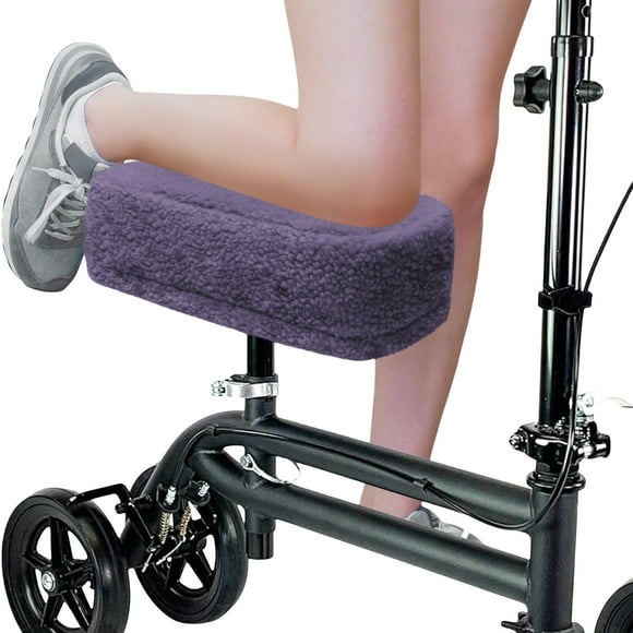 CAVENDY Knee Scooter Cushion Pad Cover for Adults Comfortable Plush Soft Cushion for Knee Scooters Knee Walker Accessories