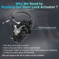 thumbnail image 3 of Motor del actuador de bloqueo de puerta eléctrica del lado del pasajero trasero con cable para Hyundai Sonata No.814203K500, 3 of 7