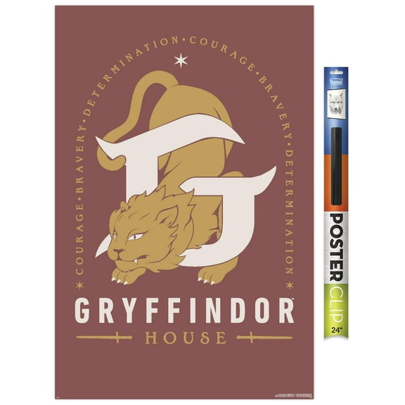 Harry Potter: Darker Arts - Gryffindor House Wall Poster, 22.375" x 34"