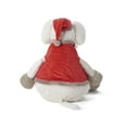 thumbnail image 2 of Nourison Plushlines Holiday Plush Stuffed Elephant Ivory Decorative Throw Pillow , 1'10" x 2'2", 2 of 3
