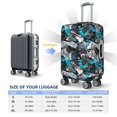 thumbnail image 5 of Haiem snow board colorful Luggage Cover Printed Suitcase Covers for Luggage Elastic Washable Suitcase Protector Fits 18-32 Inch Luggage-X-Large, 5 of 8