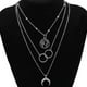 thumbnail image 3 of Collar de Mujer Jinwen Mariposa en Capas Golden Hear, 3 of 4