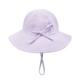 thumbnail image 5 of ZToonmas Kids Wide Brim Sun Hat Adjustable Chin Strap Bucket Hat Breathable Toddler Outdoor Beach Cap for 1-8 Years, 5 of 8