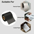 thumbnail image 4 of Uxcell 2.75"x984' (70mmx300m) Wax Thermal Transfer Ribbon, 2 Roll 1" Core Ink Out Barcode Printer Ribbon, Black, 4 of 6