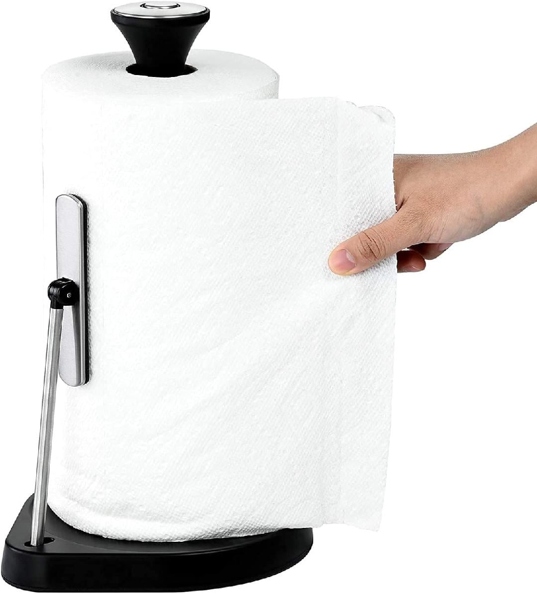 Single Tear Paper Towel Holder Countertop, Standing Paper Towel Holder