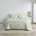 thumbnail image 6 of Floral Printed Reversible Quilted Coverlet Set with Shams, 2-Piece, Twin / Twin XL Size, 6 of 6