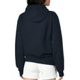 thumbnail image 2 of Women's G-III 4Her by Carl Banks Navy Columbus Blue Jackets Collage Team Graphic Tri-Blend Fleece Pullover Hoodie, 2 of 3